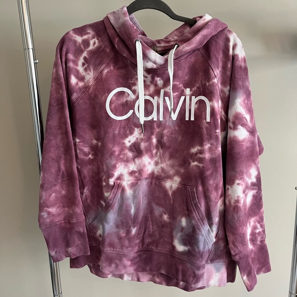 Calvin Klein Tops - Calvin Klein Tie-Dye Hoodie